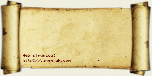 Jana Velimirović vizit kartica